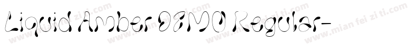 Liquid Amber DEMO Regular字体转换